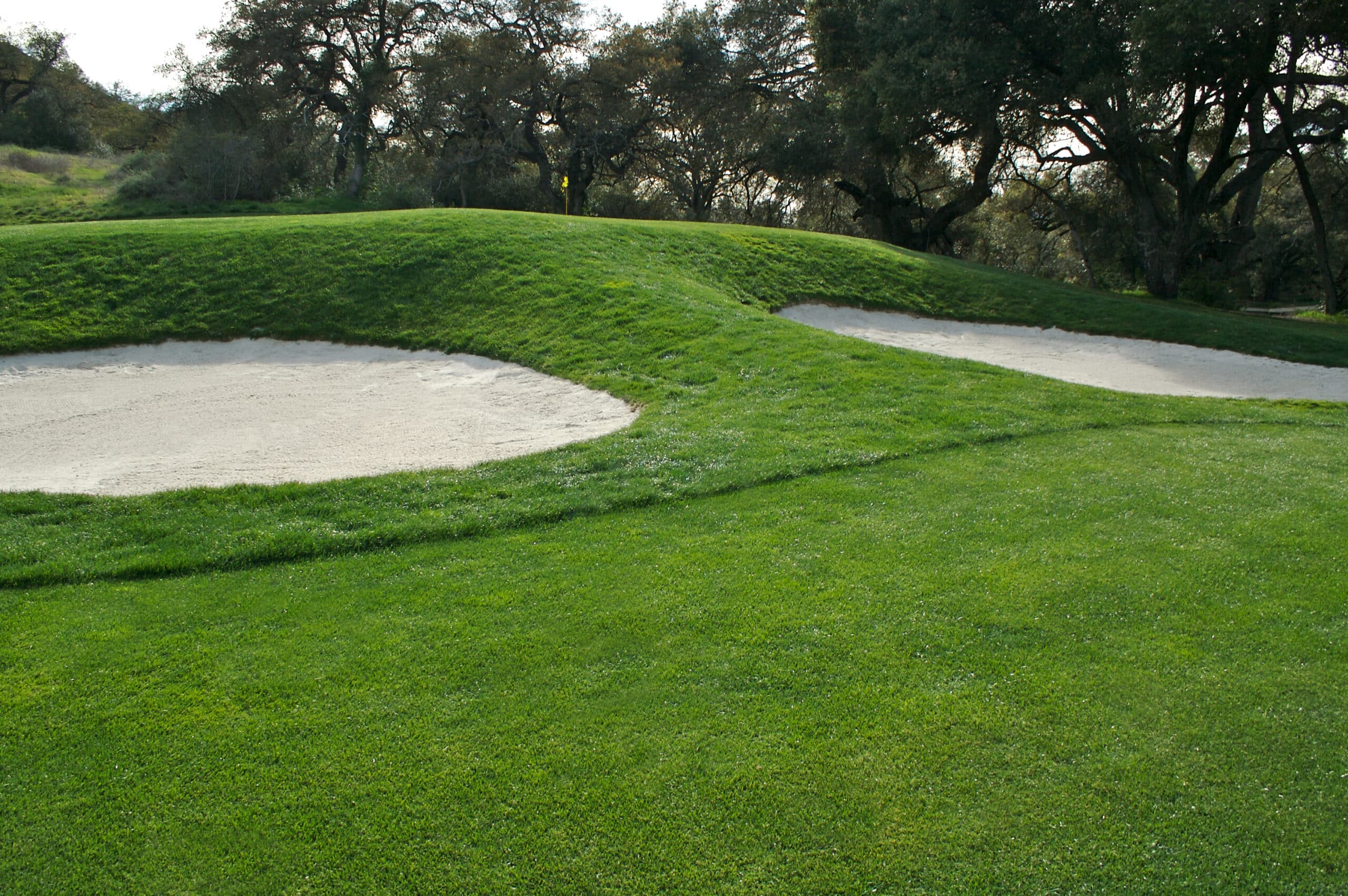 Abstract of Golf Course Bunkers